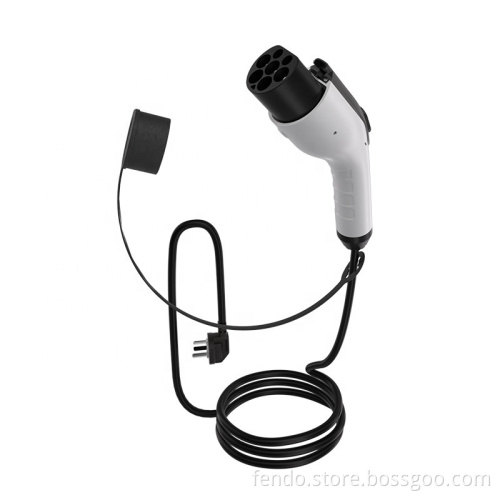 Portable Electric Vehicle Charging Cable 8-16A 3.5KW GBT 5M